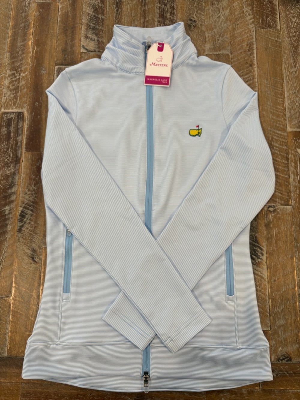 Masters Light Blue Full-Zip Jacket for Women